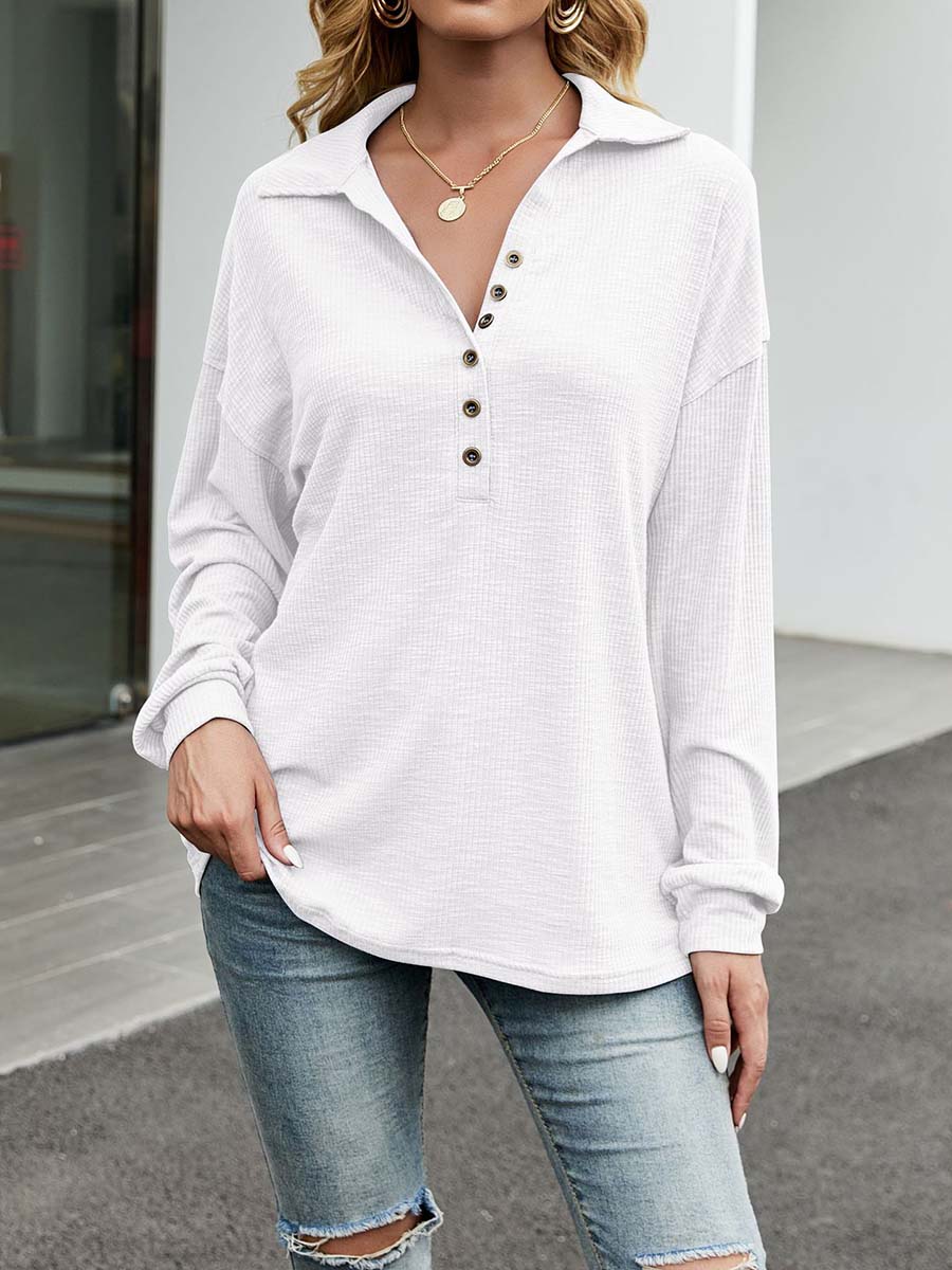 Stunncal Button Down Casual Top