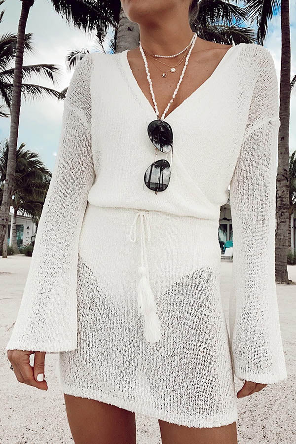 Stunncal The Sun Knit Cover-up Dress