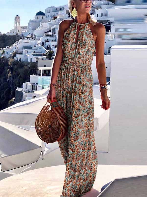 Stunncal Sexy Printed Maxi Dress