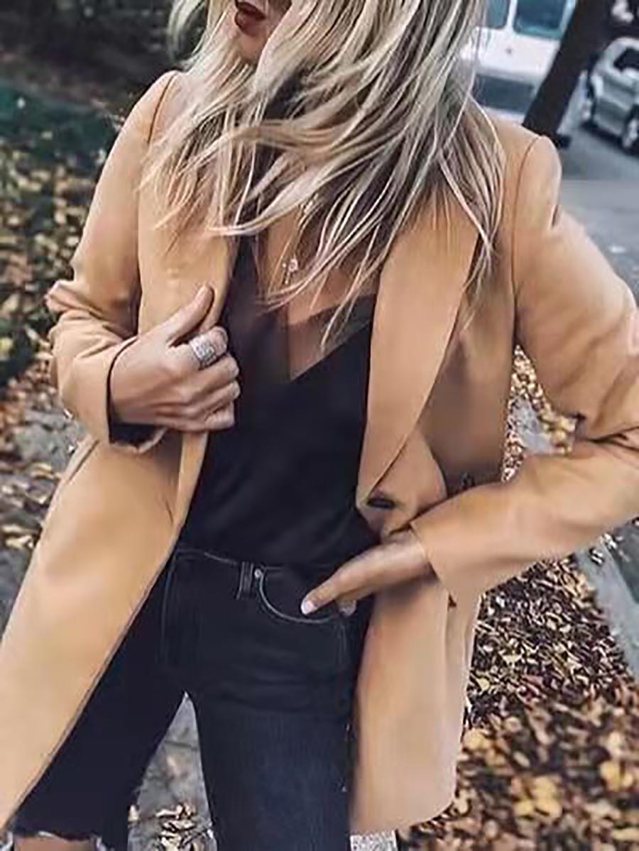 Stunncal Fashion Slim-Fit Tweed Jacket