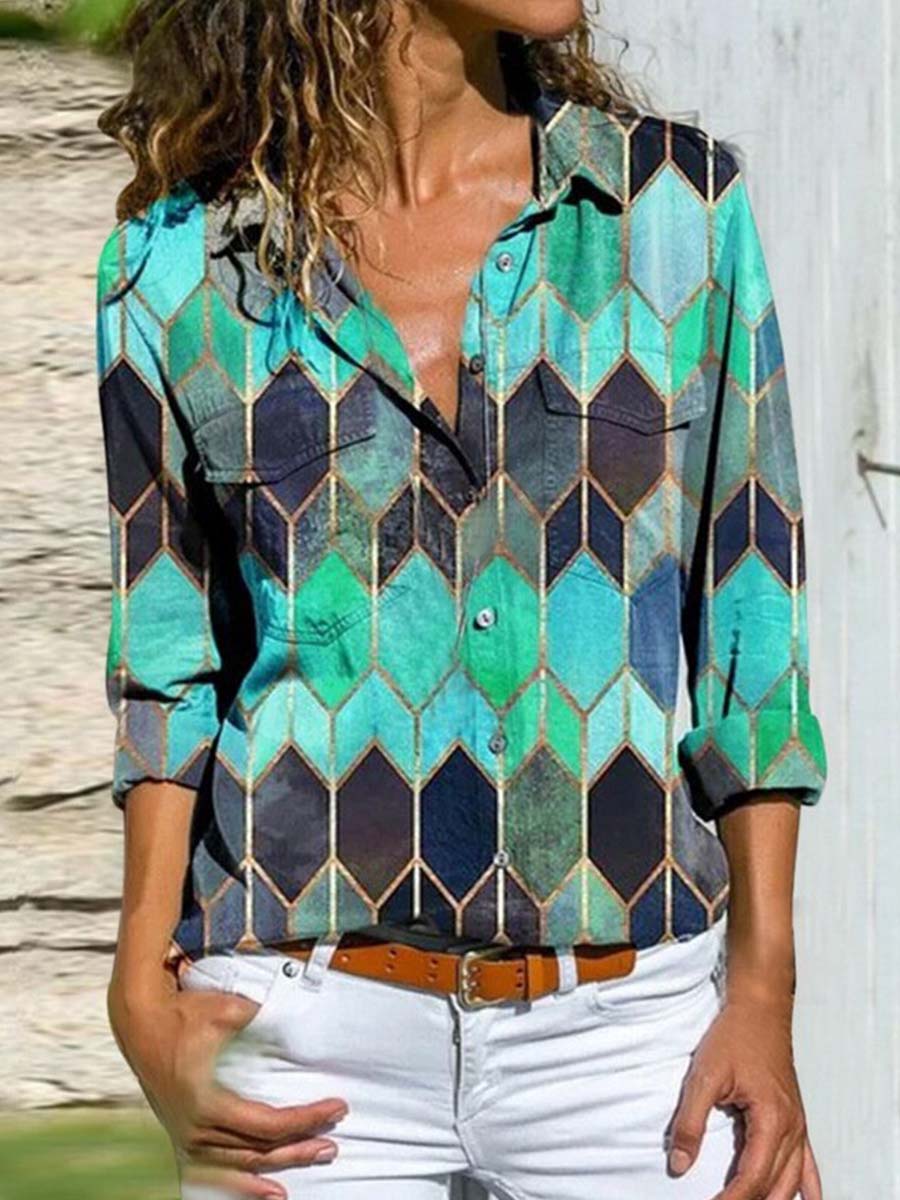 Stunncal Multicolor Print Shirt