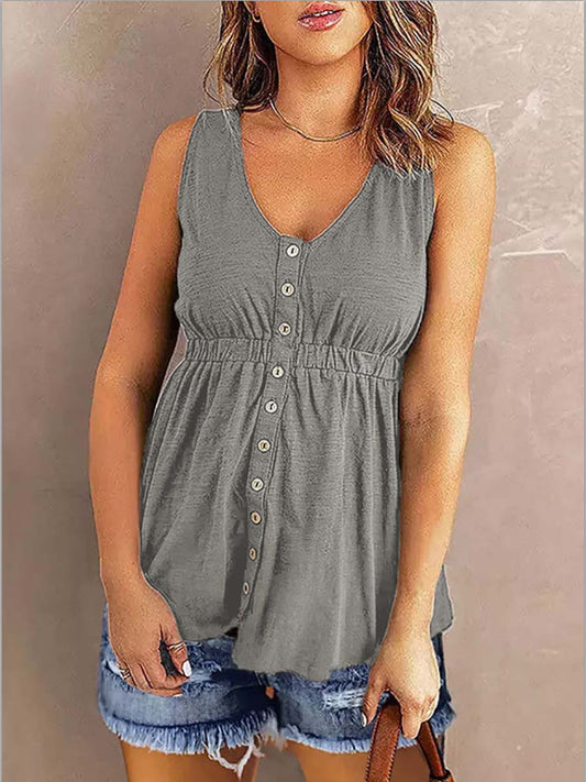 Stunncal Solid Color Strapless Waistless Sleeveless Top(7 Colors)