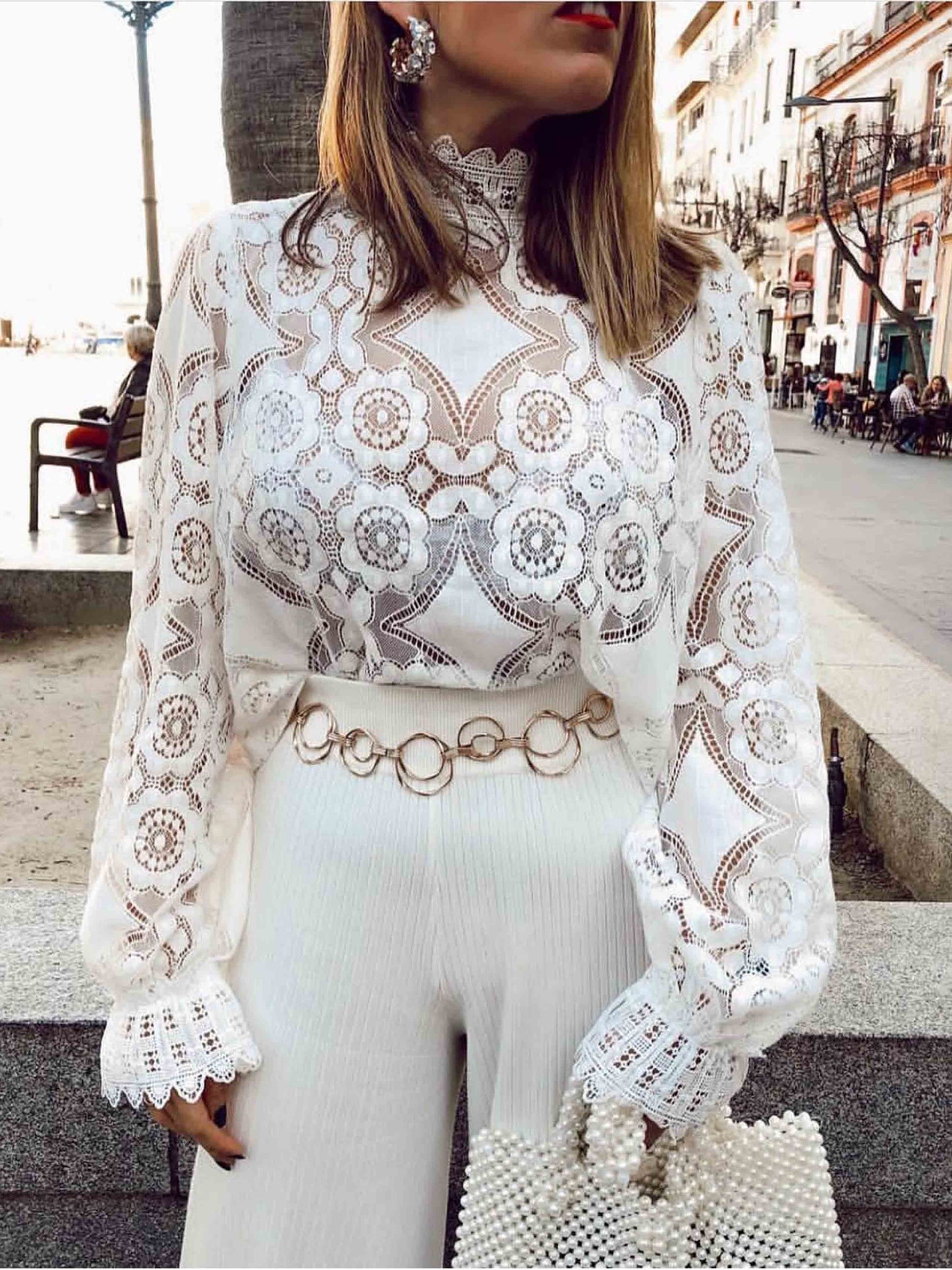 Stunncal Sexy Lace Tops